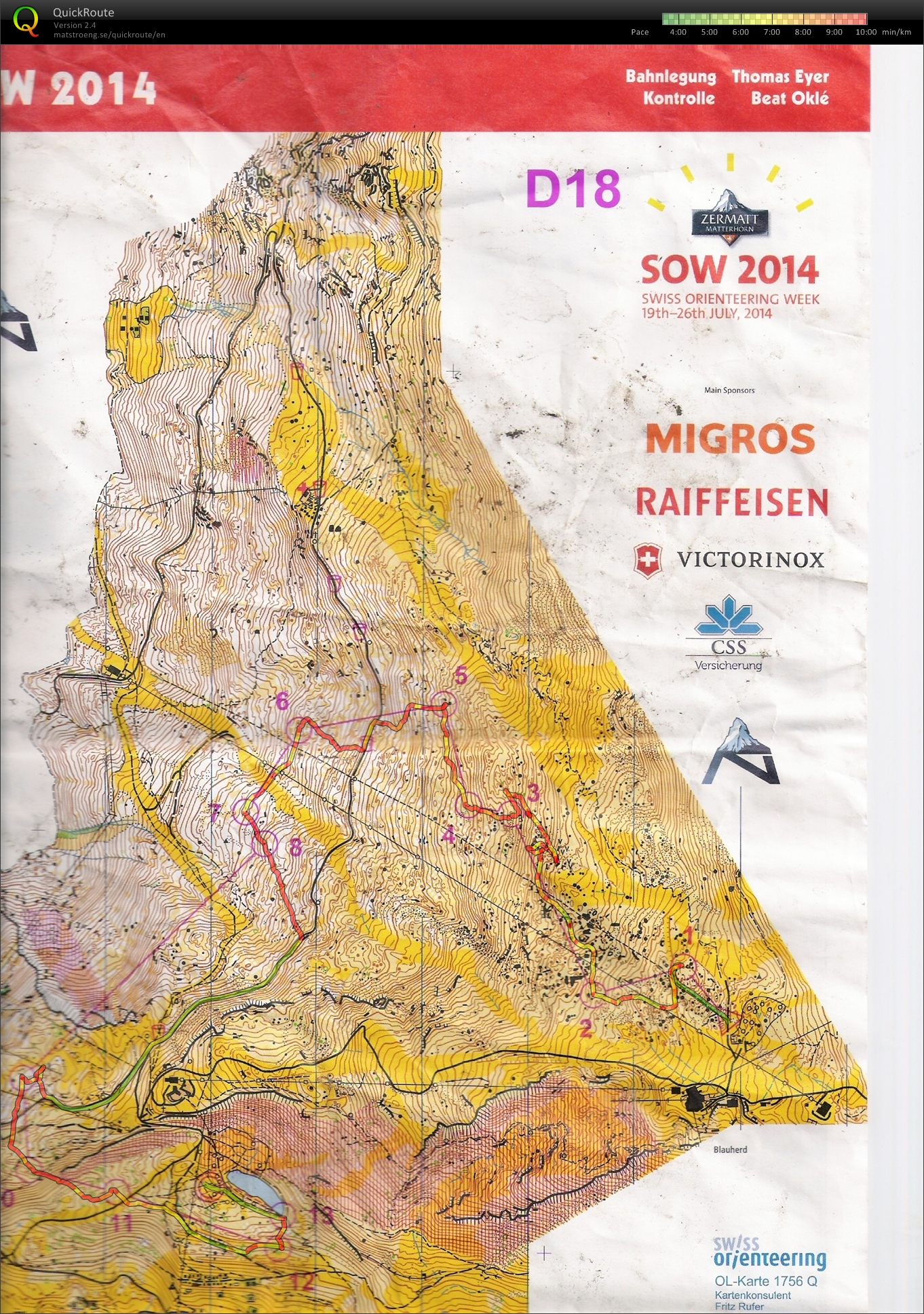 Swiss o-week 2014 E6 (26/07/2014)