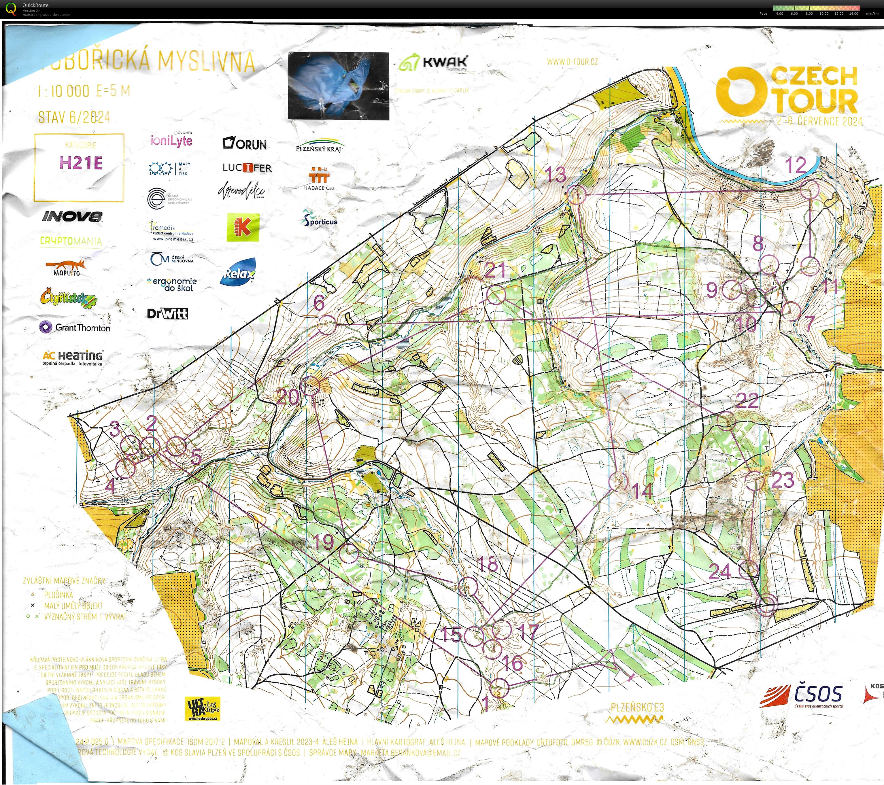 Czech O-tour Plzeň E3 (05.07.2024)